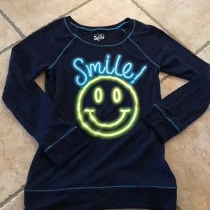 Girls smiley long sleeve